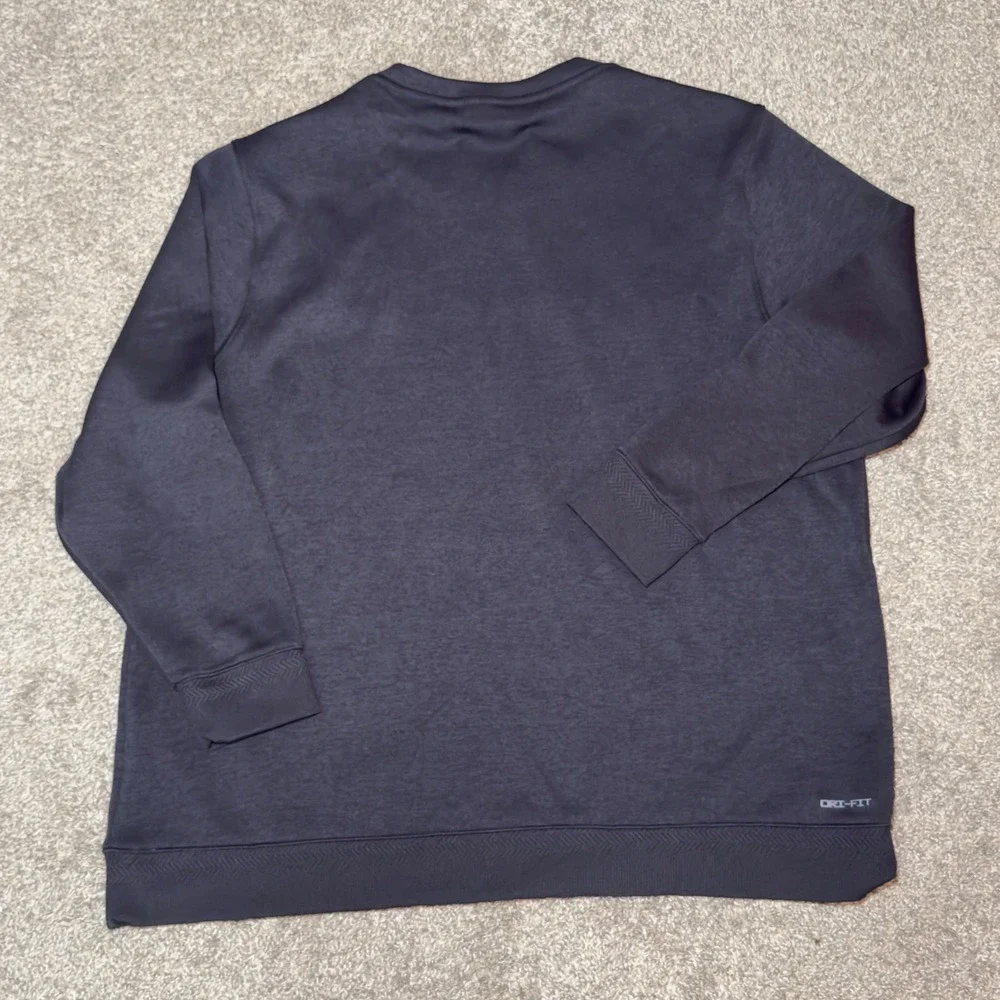 Jordan Michigan Wolverines Dri-FIT Sweatshirt Mens XXL Charcoal Grey Jumpman